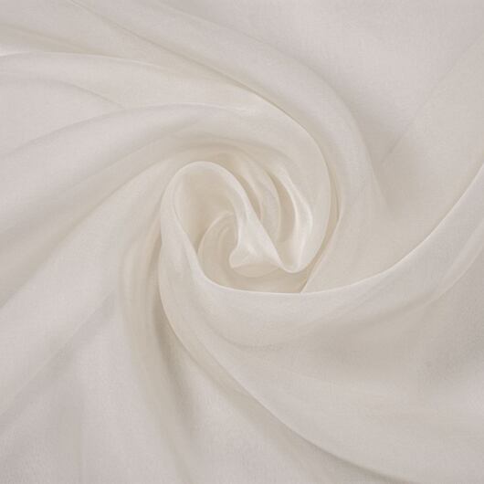 Beige chiffon silk fabric