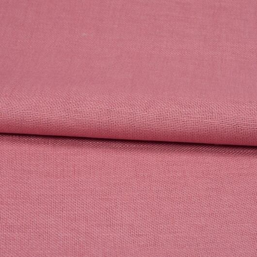 Heavy linen cotton blend fabric, pink