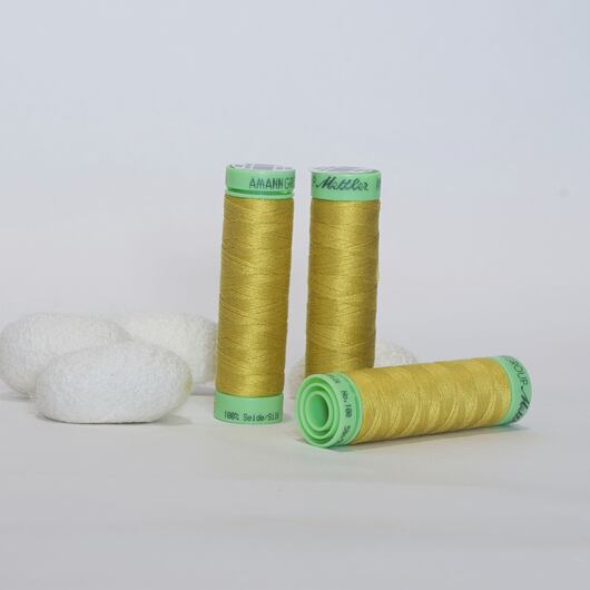 Silk thread, 50m, yellow