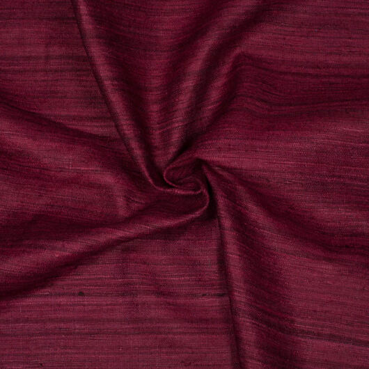 Red silk fabric