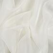 White chiffon silk fabric