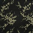 Brocade Sakura, gold and black