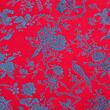 Japanese brocade, blue-red