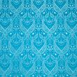 Brocade fabric of the duke, turquoise