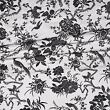 Japanese brocade, black and silver, seconds