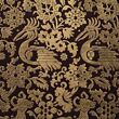 Burgundy and gold brocade fabric for medieval clothing from 100% silk © Sartor Bohemia