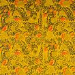 Brocade xxx, orange and violet and yellow