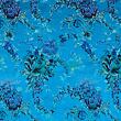 Brocade bouquet, turquoise