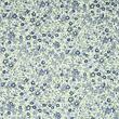 Bavlněná látka s květinovým vzorem Aria, organická bavlna, světle modrá