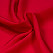 Red crepe silk fabric