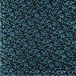 Brocade ornaments, turquoise and black