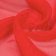 Silk chiffon, red