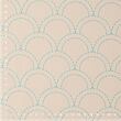 Sashiko fabric panel with eight patterns, cream
