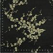 Brocade Sakura, gold and black