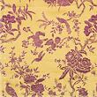Japanese brocade fabric, gold and violet
