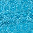 Brocade fabric of the duke, turquoise