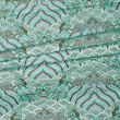 Brocade fabric heaven, mint