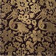 Burgundy and gold brocade fabric for medieval clothing from 100% silk © Sartor Bohemia