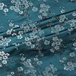 Brocade large Sakura, teal
