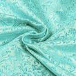 Brocade ornaments, aqua