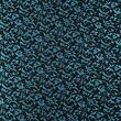Brocade ornaments, turquoise and black