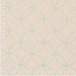 Sashiko fabric panel with eight patterns, cream