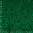 Brocade fabric Qing, green