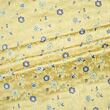 Brocade with floral pattern, gold