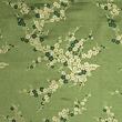 Brocade Sakura, gold and olive