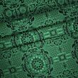 Brocade Ming, green and black