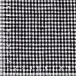 Lněné plátno,lehké, kostkované, černo-bílé