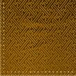 Brocade fabric with endless knots, bronze