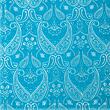 Brocade fabric of the duke, turquoise