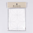 Hana-Fukin sashiko sampler 34 x 34 cm KAMON, white