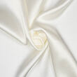 White satin silk fabric