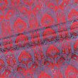 Brocade of the duke, red and blue