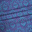 Brocade of the duke, fuchsia and turquoise