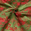 Japanese brocade, red and olive