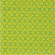 Noble brocade, turquoise and yellow