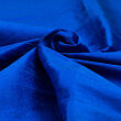 Blue silk fabric