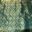 Brocade Lucca, handwoven silk with gold, emerald