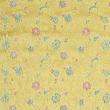Brocade with floral pattern, pink and gold
