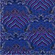Brocade fabric heaven, blue and violet