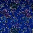 Brocade bouquet, blue