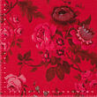 EcoVero viscose red fabric
