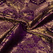Gold brocade fabric with gothic pattern from mulberry silk © Sartor Bohemia
