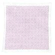 Hitomezashi sashiko kit 34 x 34 cm, sakura pattern in pink
