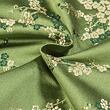 Brocade Sakura, gold and olive
