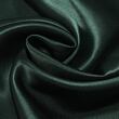Silk satin, dark green