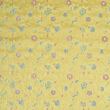 Brocade with floral pattern, pink and gold